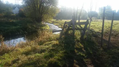Naturlandschaft in der Nähe des Ferienhauses