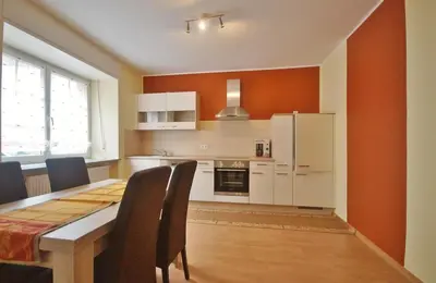Küche/Küchenzeile in der Unterkunft Ferienwohnung Moog