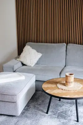 Ein Sitzbereich in der Unterkunft Ferienanlage Villa Maare