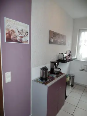 Küche/Küchenzeile in der Unterkunft Ferienwohnung Erz