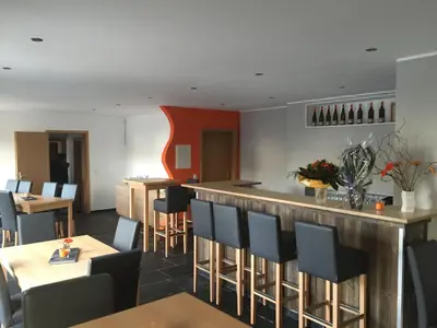 Ein Sitzbereich in der Unterkunft Ferienweingut Peter-Jos. Hauth
