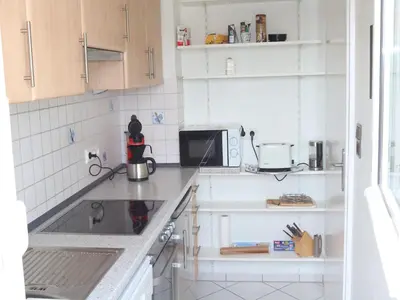 Küche/Küchenzeile in der Unterkunft Villa Hochwald Familienhaus