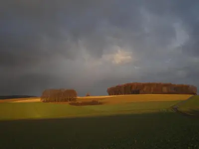 Naturlandschaft in der Nähe des Ferienhauses