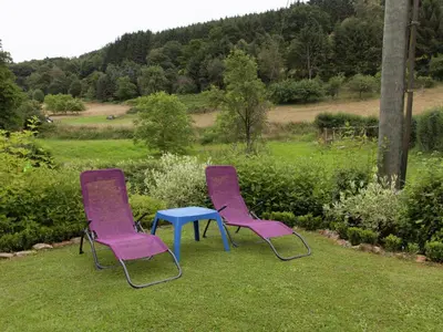 Ein Garten an der Unterkunft Tolle Ferienwohnung im Hunsrück in Merschbach