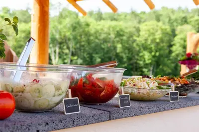Essen im Hotel oder in der Nähe