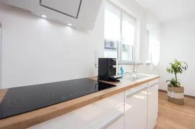 Küche/Küchenzeile in der Unterkunft eifel5star - Burgfriedstraße