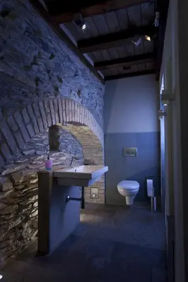 Ein Badezimmer in der Unterkunft Landgasthof Zum Weissen Schwanen