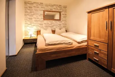 Ein Bett oder Betten in einem Zimmer der Unterkunft FW Loreleyblick