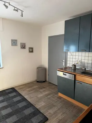 Küche/Küchenzeile in der Unterkunft Ferienwohnung Distelkamp