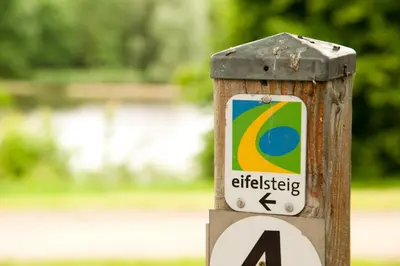 Ein Zertifikat, Auszeichnung, Logo oder anderes Dokument, das in der Unterkunft Eifel Relax ausgestellt ist