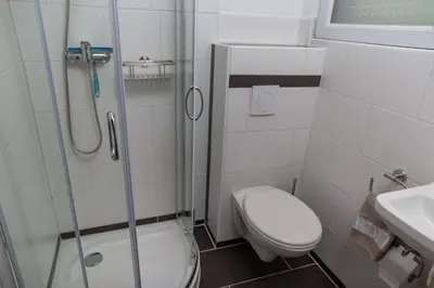 Ein Badezimmer in der Unterkunft Ferienwohnungen Schorn