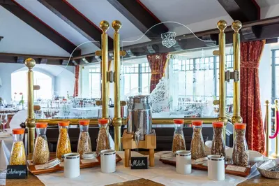 Getränke in der Unterkunft Hotel Schloss Rheinfels