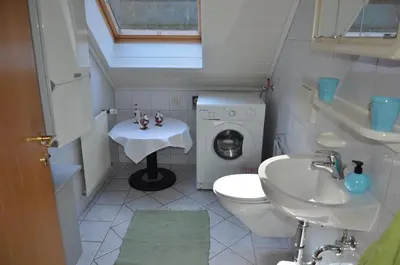 Ein Badezimmer in der Unterkunft fewo amendert