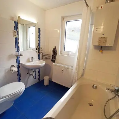 Ein Badezimmer in der Unterkunft Living Above The Roofs Of Cochem