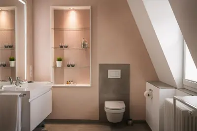 Ein Badezimmer in der Unterkunft Mosel Palais
