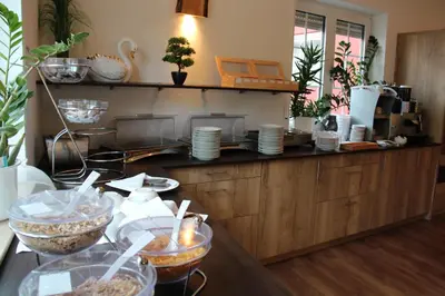 Küche/Küchenzeile in der Unterkunft Hotel Restaurant Adria Kroatien