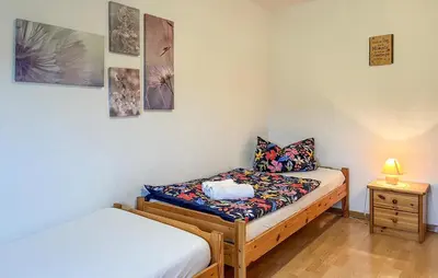Ein Bett oder Betten in einem Zimmer der Unterkunft Gorgeous Apartment In Fleringen