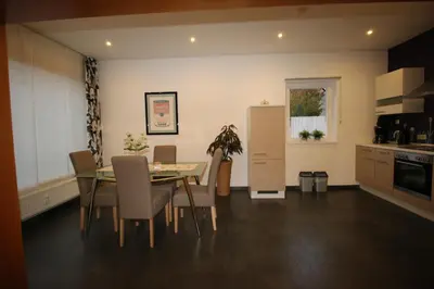 Küche/Küchenzeile in der Unterkunft Fewo Spiaggia - Gästehaus Kön