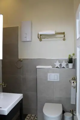 Ein Badezimmer in der Unterkunft Logierhaus Stadt Lyon