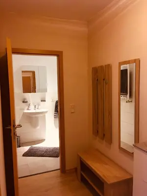 Ein Badezimmer in der Unterkunft Ferienwohnung am Nürburgring/Wintersport Arft