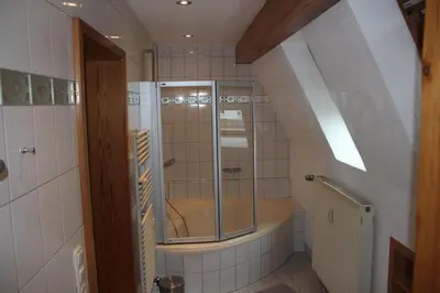 Ein Badezimmer in der Unterkunft Ferienwohnung Nett