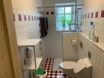 Ein Badezimmer in der Unterkunft Stiftsherrenhaus