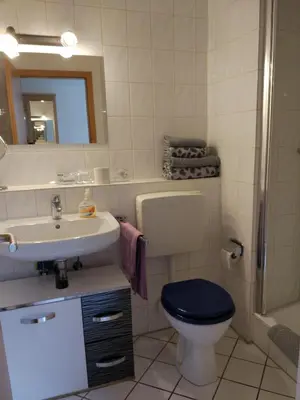 Ein Badezimmer in der Unterkunft Ferienappartement Trier