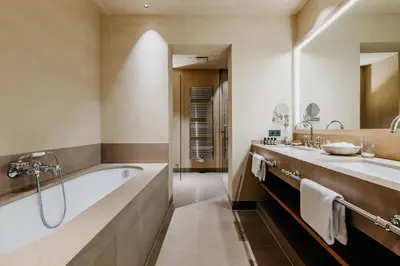 Ein Badezimmer in der Unterkunft Hotel PURS