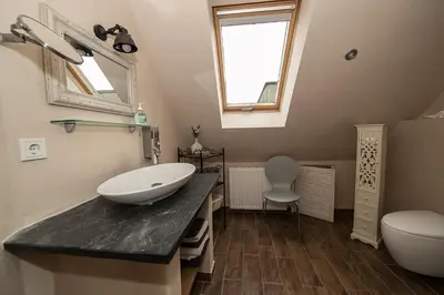 Ein Badezimmer in der Unterkunft Ferienwohnung Laurent