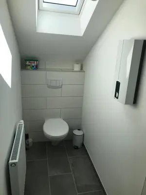 Ein Badezimmer in der Unterkunft Im Mückenberg 4