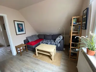 Ein Sitzbereich in der Unterkunft Gästehaus VillaVerde
