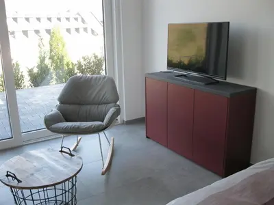 TV/Unterhaltungsangebot in der Unterkunft Traumblick Vallendar