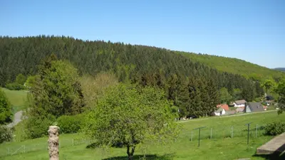 Naturlandschaft in der Nähe der Ferienwohnung