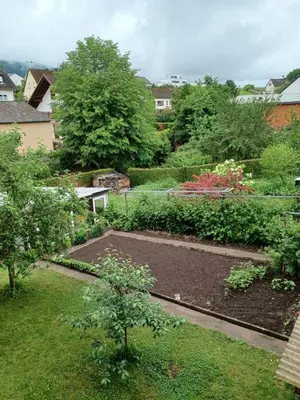 Ein Garten an der Unterkunft Gästehaus Bausch