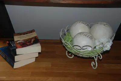 Die Bibliothek im Ferienhaus