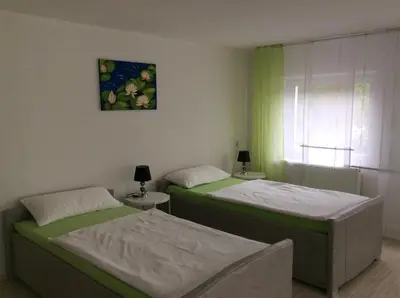 Ein Bett oder Betten in einem Zimmer der Unterkunft Wenzel