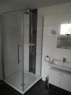Ein Badezimmer in der Unterkunft Haase Eck