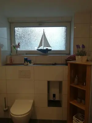 Ein Badezimmer in der Unterkunft Haase Eck
