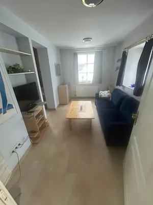 Ein Sitzbereich in der Unterkunft 19 Im Herrenfeld