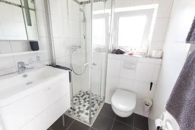Ein Badezimmer in der Unterkunft Ferienhaus Ko-Living
