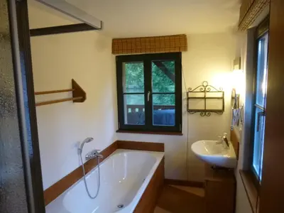 Ein Badezimmer in der Unterkunft Moselidyll