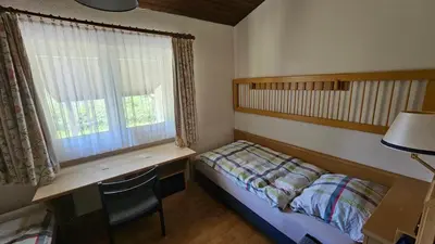 Ein Bett oder Betten in einem Zimmer der Unterkunft Landhaus Wald und See Nr. 35