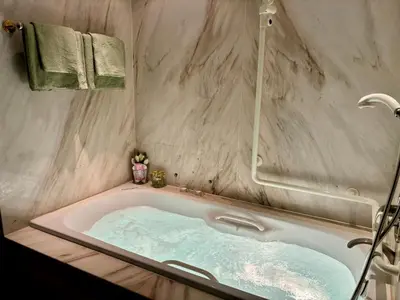 Ein Badezimmer in der Unterkunft Ferienapartments Engeln Eifel
