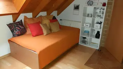 Ein Sitzbereich in der Unterkunft Michels Room