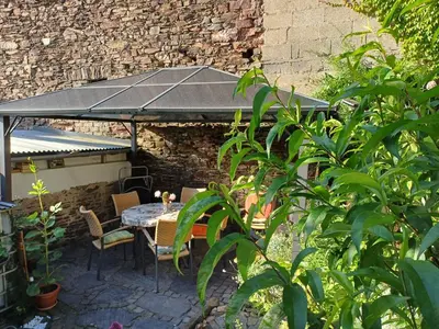 Ein Garten an der Unterkunft Anna´s Häuschen