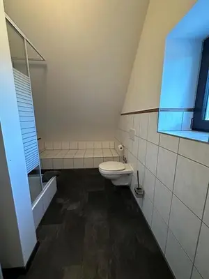 Ein Badezimmer in der Unterkunft Ferienwohnung FENJA