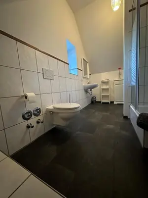 Ein Badezimmer in der Unterkunft Ferienwohnung FENJA