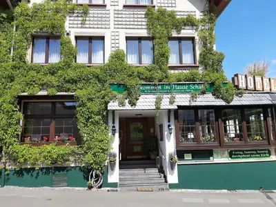 Das Gebäude in dem sich das Hotel befindet
