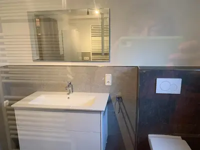 Ein Badezimmer in der Unterkunft Ferienwohnung-Lind