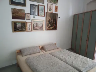 Ein Bett oder Betten in einem Zimmer der Unterkunft Apartment in Bad Ems